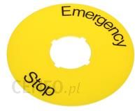 Abb Tabliczka Z Opisem "Emergency Stop" Ktc151005