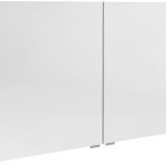 Alix Szafka Z Lustrem Oświetlenie Led 2X Drzwi 126X70X17 5Cm Dąb Srebrny Ax126 0011 N8112