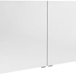 Alix Szafka Z Lustrem Oświetlenie Led 2X Drzwi 126X70X17 5Cm Sosna Rustykalna Ax126 0016 N8113