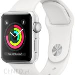 APPLE Watch Series 3 38mm Srebrny Biały (MTEY2MP/A)