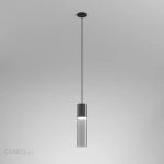 Aqform Lampa wisząca LED Modern glass tube g/k 230V 10W biała czarna : Dyfuzor - SP