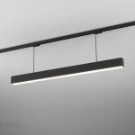 Aqform Lampa wisząca na szynoprzewód LED Set Tru biała czarna : Długość - 570mm