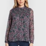 b.young Bluzka Ilanie 20812176 Fioletowy Regular Fit