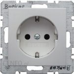 Berker Gniazdo Schuko Śnieżnobiały Połysk S.1/B.3/B.7 Glas (41438989)