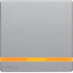 Berker Q1/Q3/Q7 aluminium - klawisz pojedynczy podświetlany 16216084