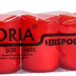 Bispol Wkłady Do Zniczy Parafinowe 5Szt Memoria Czerwone P30C A'5