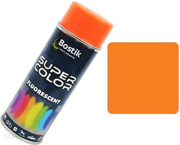 Den Braven Spray Super Color Pomarańczowy Odblaskowy 400Ml