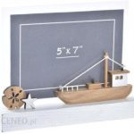 DKD HOME DECOR RAMKA NA ZDJĘCIA DREWNO BRĄZOWY BIAŁY AKRYL BARCO (22 X 3