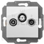 Elektro-Plast Gniazdo R-Tv-Sat Końcowe Carla Biały (1753-10)