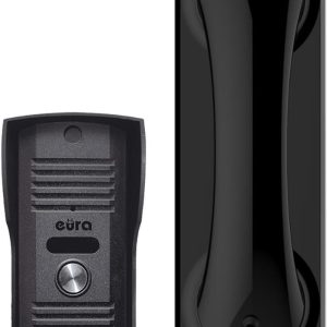 Eura-Tech Domofon "Eura" Adp-23A3 "Flumino" Czarny - 1-No Rodzinny
