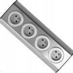 GNIAZDO MEBLOWE BIURKOWE NAROŻNE BLATOWE INOX VIRONEFS1