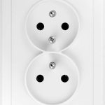 Greenlux Gniazdo wtyczkowe podwójne 2x2P+Z dopuszkowe JUPITER ZA-26