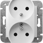 Hager Gniazdo 2x2P+Z Modułowe Elektro-Plast Carla (1743-10)
