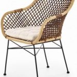 Halmar K336 Krzesło Rattan Naturalny