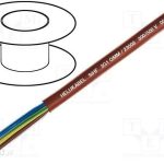 Helukabel Przewód elastyczny wielożyłowy silikonowy sihf 5g0.75mm2 300/500v rudy 23004