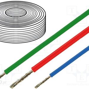 Helukabel SiF linka Cu 10mm2 silikon czerwony -60÷180°C 500V [24602]