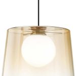 Ideal Lux Lampa wisząca FADE SP1 bursztynowa 271316