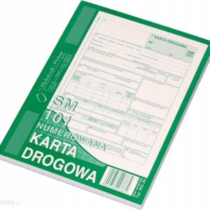Karta Drogowa. Samochód Osobowy A5 Sm/101-Numerowany