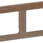 Legrand Ramka podwójna valena life 86x157mm dąb 754182