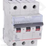 Legrand Wyłącznik Nadprądowy S 313 3P B 2A 10000A Serii Tx3 404120
