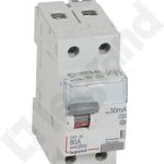 Legrand Wyłącznik Różnicowo Prądowy P 302 2P 80A 30Ma Typ A Serii Dx3 411557