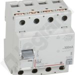 Legrand Wyłącznik Różnicowo Prądowy P 304 4P 63A 300Ma Typ B Serii Dx3 411849
