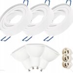 Lumiled 3x Oprawa Podtynkowa Halogenowa Tuba + Led GU10 (LEDOPRMIA020C)