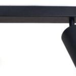 Lvt OPRAWA HALOGENOWA ERIS GOLD X2 ŚCIENNO-SUFITOWA CZARNA (LAMPA4807)