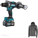 Makita Akumulatorowa Wiertarko-Wkrętarka Max Li-Ion Xgt [Df001Gm201] + Kurtka Softshell Z Logo Xgt [R-0367]