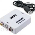 Mini Konwerter Z Av Cinch Na Hdmi Przejściówka 1080P Av2Hdmi