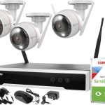 Monitoring zestaw bezprzewodowy Hikvision Ezviz 3 kamery C3T Pro WiFi 4MPx 1TB