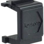 Ospel Zaślepka obudowy keystone czarny ZOK125