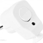 PCE Wtyczka kątowa z wyłącznikiem i diodą 16a 2p+z 250v uni-schuko IP20 czarna 9002216s