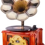 Ricatech RMC360 Music Center BT with Horn Brown