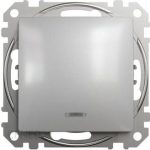 Schneider Electric Przycisk Z Podświetleniem Srebrne Aluminium SDD113111LSCH