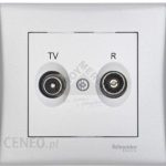 Schneider Electric Sedna Gniazdo Rtv Przelotowe Aluminium ASA/PC IP20 2500 W 8x8