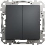 Schneider Electric Wyłącznik Podwójny Schodowy Czarny Antracyt SDD114108SCH