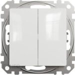Schneider Electric Wyłącznik Podwójny Świecznikowy Biały SDD111105SCH