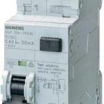 Siemens Wyłącznik Różnicowoprądowy 5Su1356-6Kk16 1-Biegunowy + N B 16 A 0