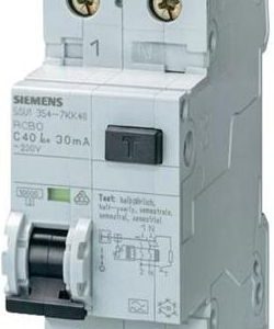 Siemens Wyłącznik Różnicowoprądowy 5Su1356-6Kk16 1-Biegunowy + N B 16 A 0