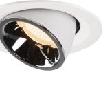 Slv Numinos Gimble XS 7W Oprawa podtynkowa 4000K 730lm 40 biały/chrom (1005863)