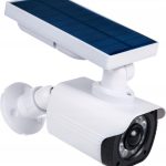 Solarna Atrapa Kamery Migająca Dioda Czujnik Ruchu