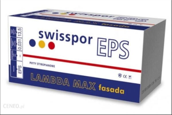 Swisspor Styropian Elewacyjny 1cm Max Grafitowy 031