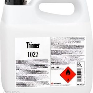 Tikkurila Thinner 1027 rozcieńczalnik lakierów 3L 6408070012154