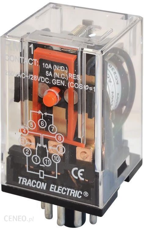 Tracon Electric Przekaźnik przemysłowy RM11-110DC