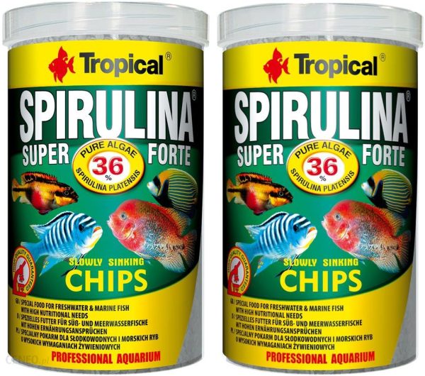 Tropical Super Spirulina Forte Chips 2X1000Ml