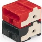 Wago Złączka do terminali sieciowych 4x0.6-0.8mm2 ciemnoszara/czerwona 50 szt 243-211